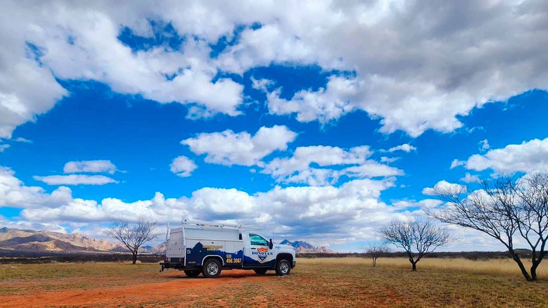 sky and donovan plumbing truck